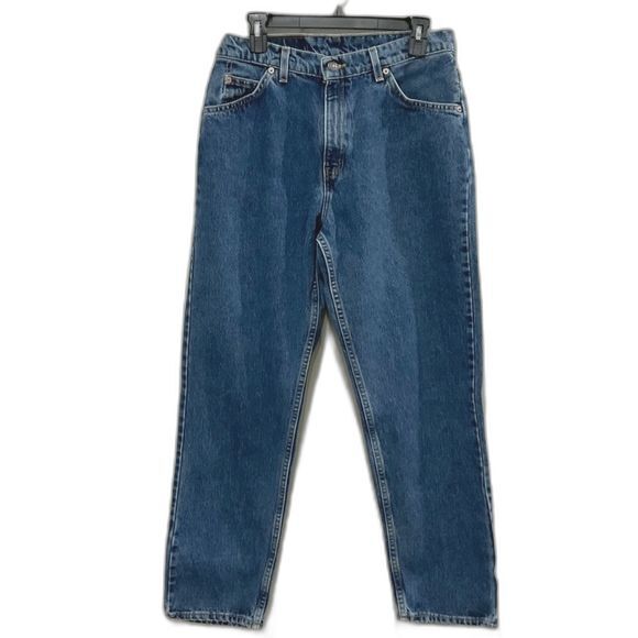 VINTAGE Levi's Loose Fit Jeans Straight Leg 10962 Denim Blue Jeans Jrs Sz 13 S - Picture 1 of 7